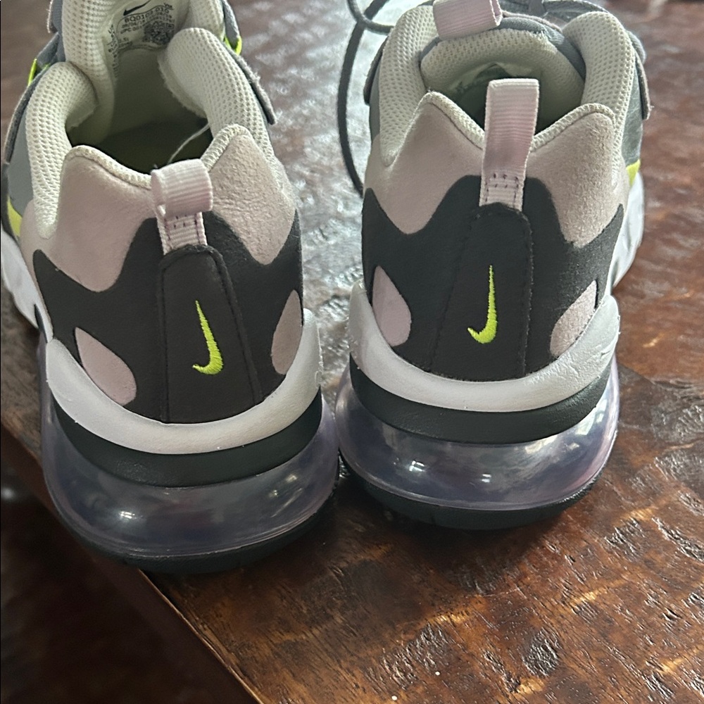 Nike Gray and Lime Sneakers - Picture 3 of 5